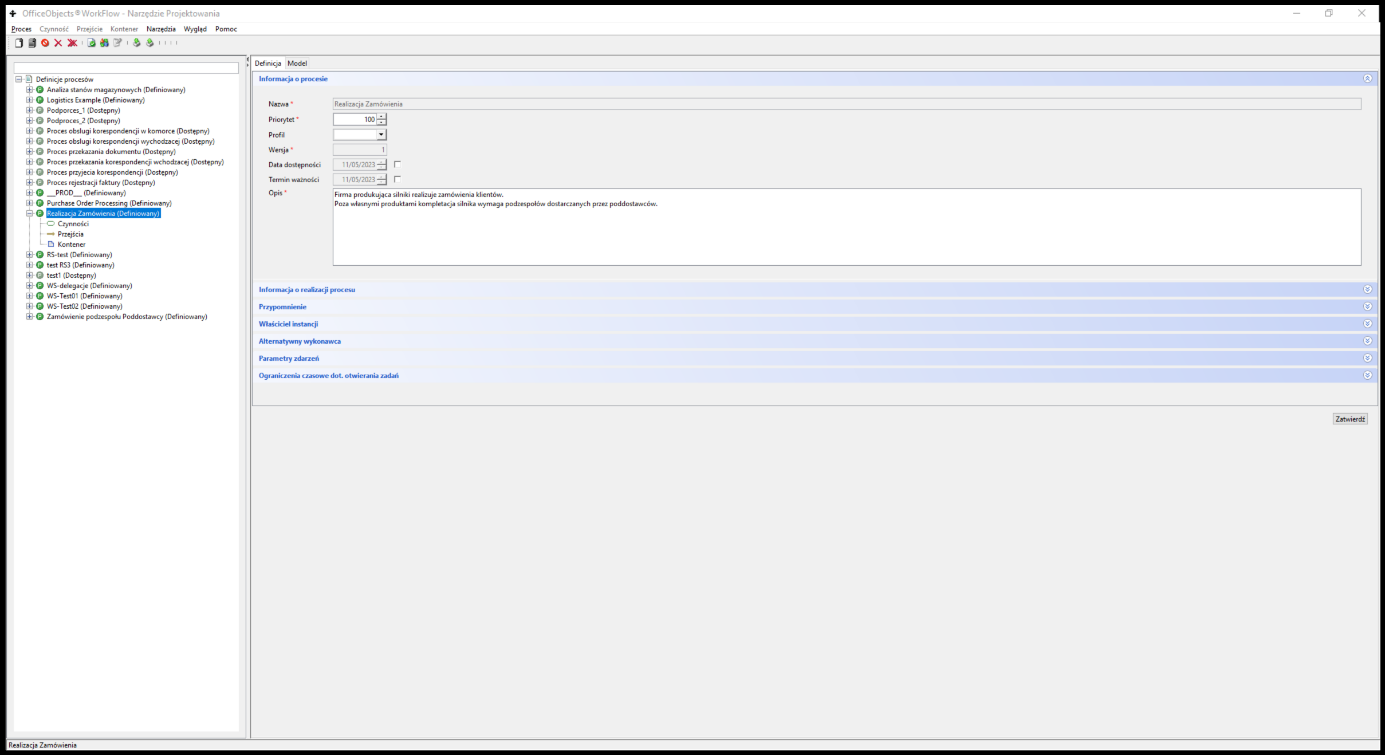 OfficeObjects®WorkFlow - Narzędzie Projektowania