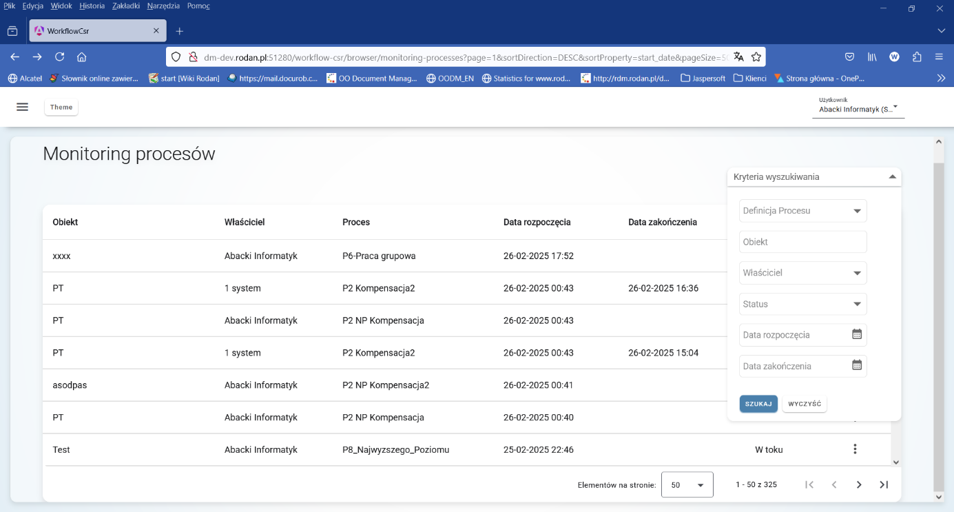 WorkflowCsr — Mozilla Firefox