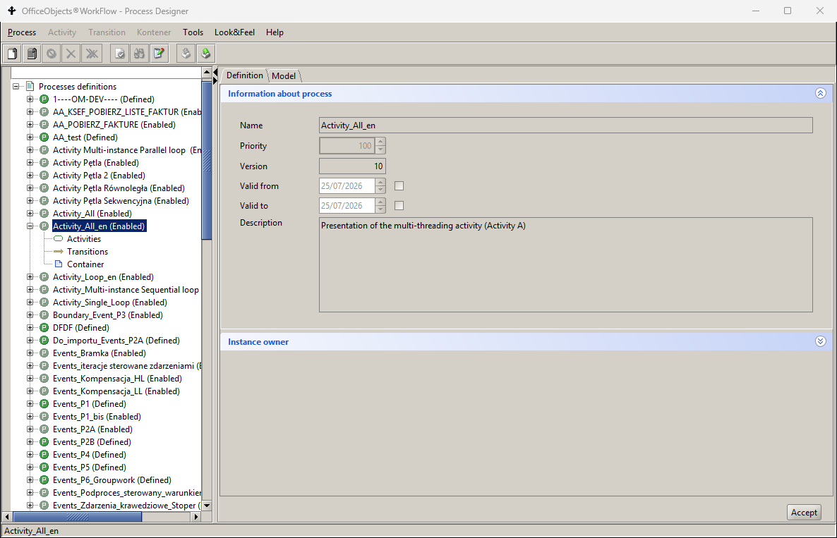 OfficeObjects®WorkFlow - Process Designer