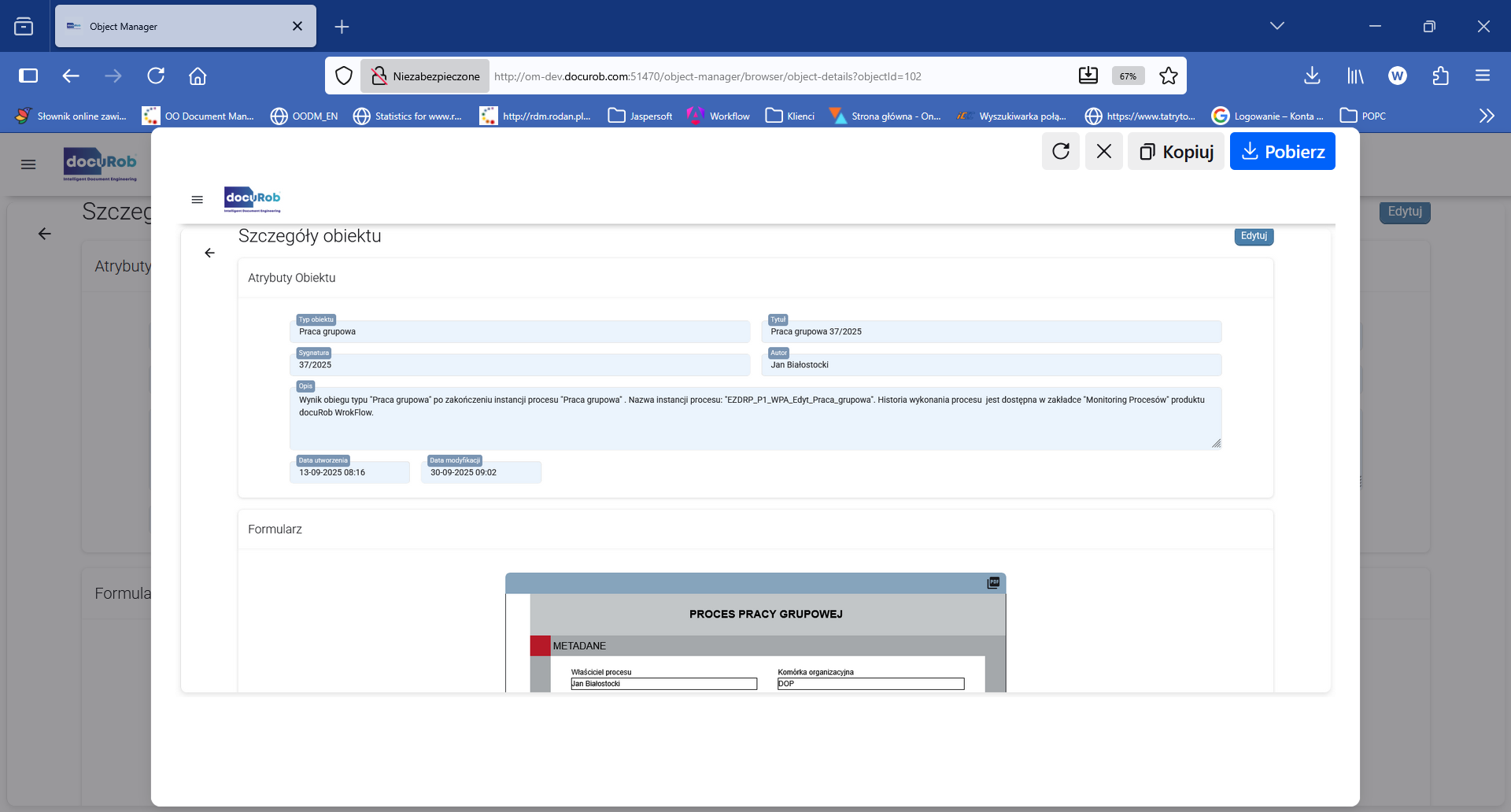 Object Manager — Mozilla Firefox