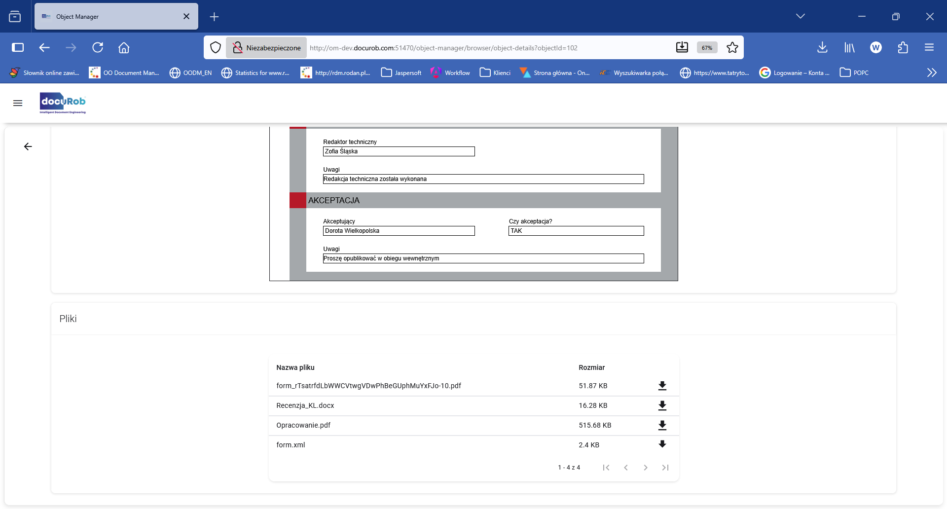 Object Manager — Mozilla Firefox