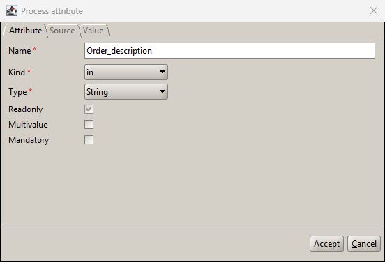 Process attribute